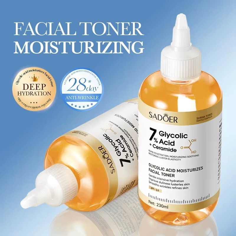 Essence Serum Toner - SADOER Glycolzuur Toner Gezichtsserum Gezichtsverzorging Hydraterende