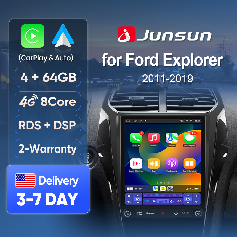 Korean Lifestyle In Hindi - Junsun draadloos CarPlay scherm voor Ford
