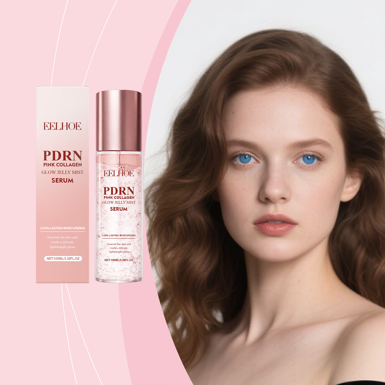 Essence Serum Toner - Collageen Essentie Spray Gladmakende Gezichtsmist Verhelderende