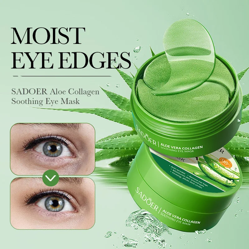 Sheet Mask Collagen - SAODER 60 Stuks Aloë Vera Collageen