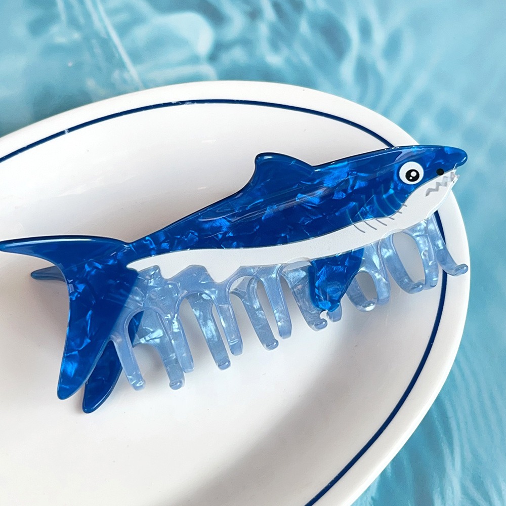 Lifestyle In Korean - Haarspeld Oceaan Dier Haarklem Goudvis PVC