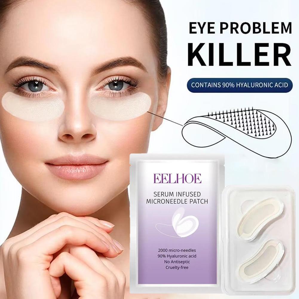 Sheet Mask Collagen - 1 paar micro-naald ooglapjesmasker anti-rimpelpleisters met