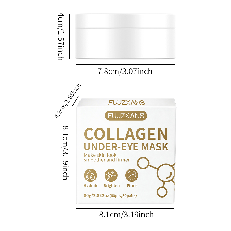 Bio-collageen oogmasker 60 pat - Sheet Mask Collagen recensie en prijs