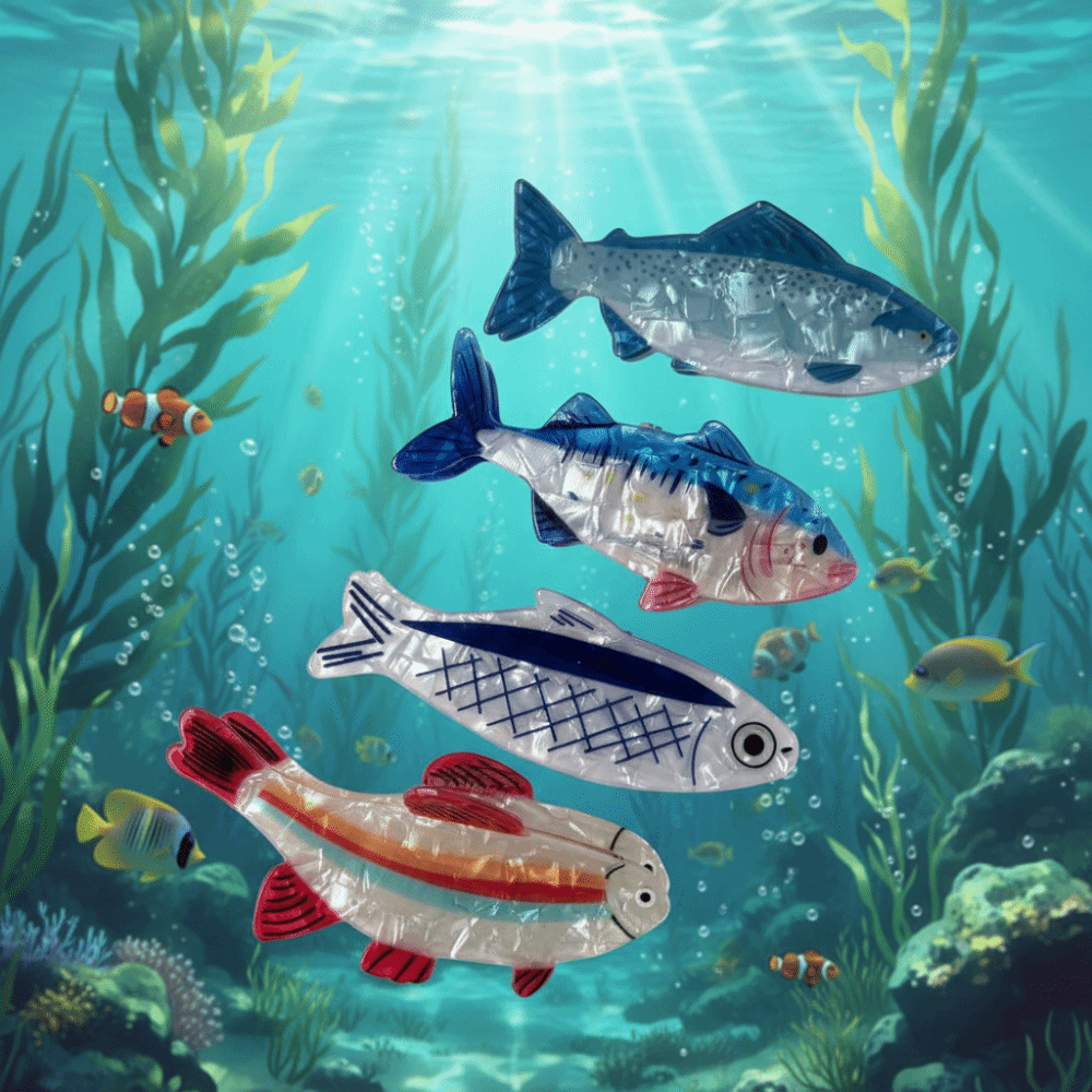 Haarspeld Oceaan Dier Haarklem - Lifestyle In Korean recensie en prijs