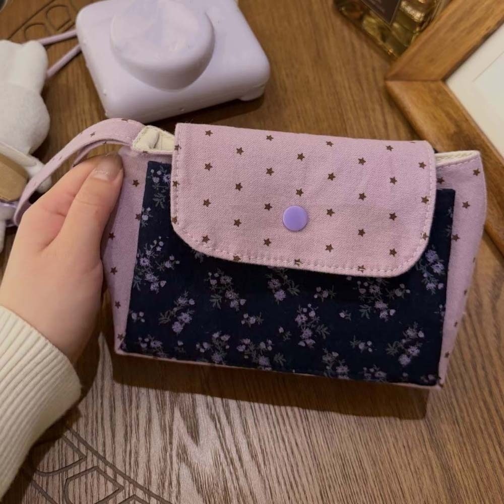 Paarse print bloemen make-up t - Lifestyle In Korean recensie en prijs