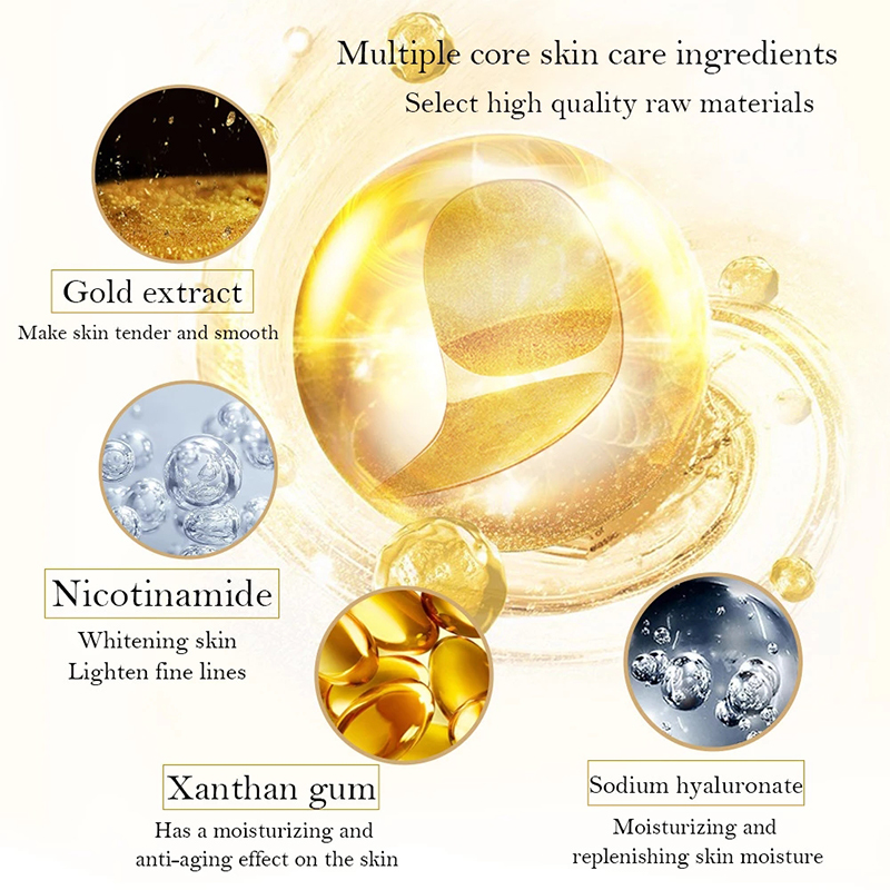 5/10/20/30 Pairs Crystal Gold  - Sheet Mask Collagen recensie en prijs
