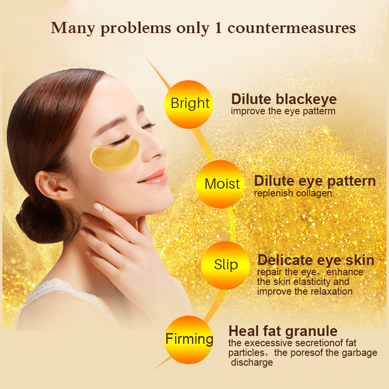 5/10/20/30 Pairs Crystal Gold  - Sheet Mask Collagen recensie en prijs