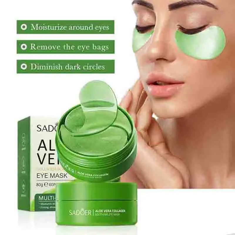 60pcs Aloë Vera Collageen Oogm - Sheet Mask Collagen recensie en prijs