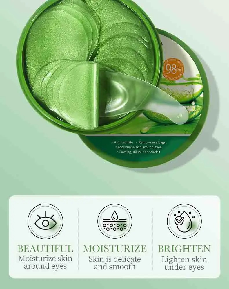 60pcs Aloë Vera Collageen Oogm - Sheet Mask Collagen recensie en prijs
